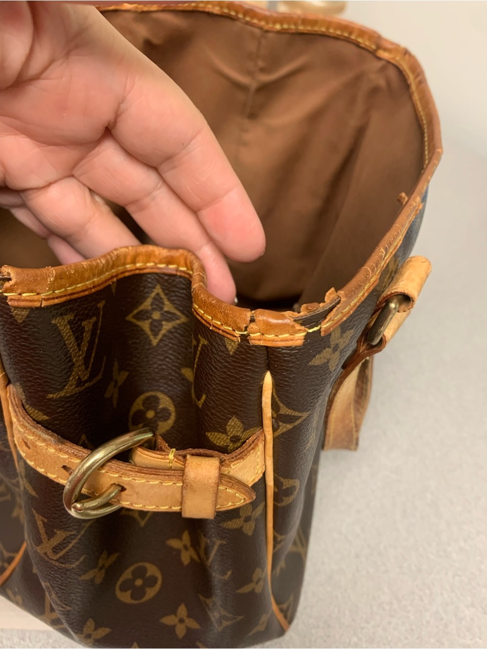 Louis Vuitton Brown Batignolles Vertical MI0056 - Picture 8 of 9